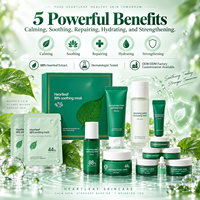 Usine chaude cosmétiques produits de soins de la peau Anti-âge thé vert blanchissant collagène visage sérum visage Essence crème ensemble de soins de la peau
