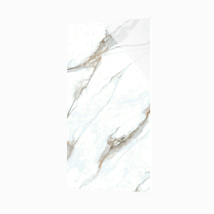 Vàng thạch anh đá cẩm thạch calacatta tráng men sứ slab kích thước lớn gạch - Product Image 3