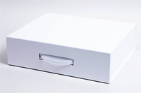 Inserts biodégradables boîte de papier d'expédition de bouteille d'enveloppe de vin boîte de bouteille d'emballage magnétique vin pliable avec le diviseur ondulé