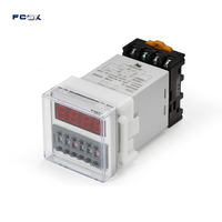Relais temporisé numérique DH48S-S 0.1s à 99h de répétition de cycle 12V DC & 220V AC Protection scellée 0.1s à 99h relais temporisé