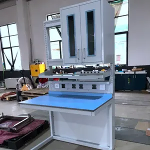 实验室家具钢制工作台耐化学腐蚀工作台工作台带橱柜不锈钢工作台
