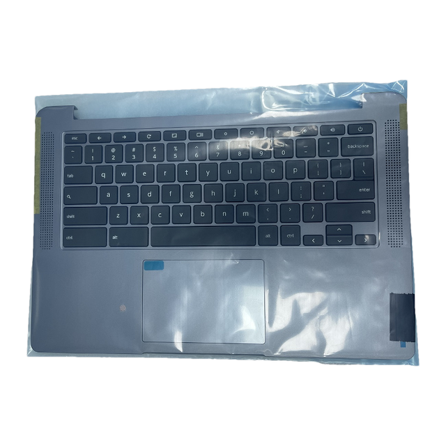 New Genuine Laptop Keyboard for Lenovo Ideapad 3 Chrome Palmrest Touchpad Keyboard 5CB1C92818 USA