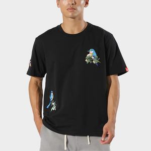 Camiseta de Lujo para Hombre de Alta Calidad al por Mayor, Camiseta Gruesa de Cuello Redondo 100% Algodón, Camiseta Oversize con Gráficos Personalizados y Bordados - Product Image 1