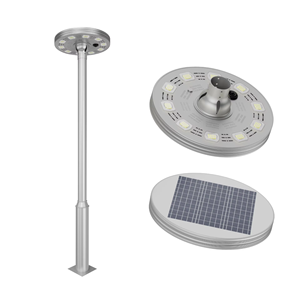 160W/200W/240W高輝度LEDアルミニウムUFOソーラーガーデンライトIP65防水レーダーセンサー屋外ソーラーパネルバッテリー - Product Image 1