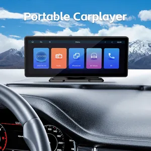 Zmecar PND 10.26 "xách tay màn hình xe hơi không dây Carplay Android Auto Car đài phát thanh stereo GPS Wifi BT FM USB xách tay Carplay