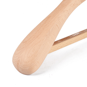 Sang trọng phù hợp với cửa hàng móc với chống trượt thanh vuông chất lượng tốt nhất móc áo bằng gỗ biểu tượng tùy chỉnh - Product Image 2