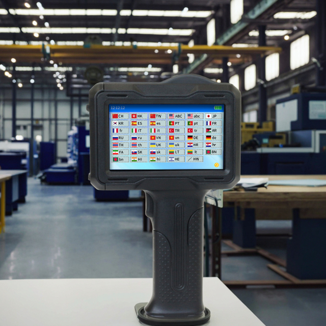 12.7mm Metal Thermal Inkjet Printer N2 Handheld with Multilingual Logo Date Number and Barcode Semi-Automatic