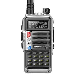 BaoFeng-walkie-talkie de banda Dual, Radio de dos vías de 8W de potencia 136 174Mhz/400 520Mhz, 2 uds.