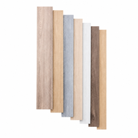 Revêtement de sol SPC gris moderne avec sous-couche silencieuse IXPE, planches de vinyle rigides pour la rénovation intérieure d'appartements