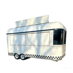 Chariot de vente ambulante multifonctionnel en acier inoxydable pour snacks, café, thé au lait, glaces, hot-dogs et restauration rapide - Product Image 2