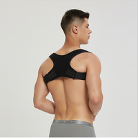 Bandeau de posture souple en néoprène de couleur personnalisée, corset de colonne vertébrale sans bretelles, correcteur de posture