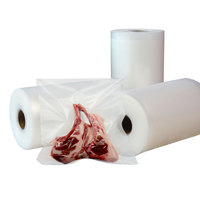 Sacs d'emballage sous vide alimentaire en plastique de qualité alimentaire, rouleaux gaufrés transparents pour scellage sous vide, sacs en nylon robustes