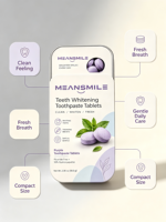 Comprimés de bain de bouche en gros directement du fabricant, marque privée, mini comprimés de dentifrice nettoyants pour les voyages