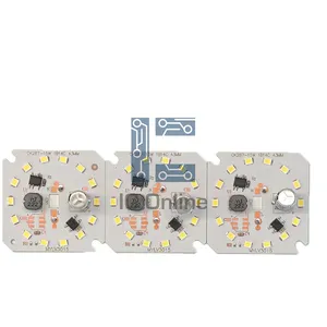 Plastic Aluminum DOB LED PCBA Board Power 30W T100 LED 30pcs Size 55*55mm Electrolysis 10uf 400v/2.2uf 400v Current 100-120mA