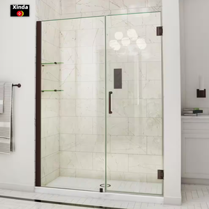Coin Quadrant <span class=keywords><strong>Armoire</strong></span> de douche Salle de bain <span class=keywords><strong>Porte</strong></span> de douche <span class=keywords><strong>coulissante</strong></span> en verre trempé - Product Image 3
