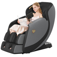 Silla de Masaje 3D SL-Track Moderna con Entrega Rápida en 7 Días, Stock en China, 16 Programas Automáticos, Gravedad Cero, Calefacción, 24-26 Bolsas de Aire