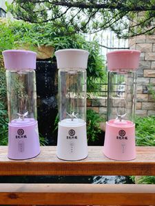 Xách tay Heavy-Duty điện USB powered Máy ép trái cây cup Máy xay sinh tố máy xay cho Chanh nước cam hộ gia đình Xe thực phẩm thép không gỉ - Product Image 5