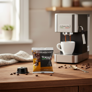 Capsule di Caffè Gourmet Toraldo, 100 Pezzi, Compatibili con Macchine Monodose A Modo Mio, 0,15g/Capsula - Product Image 3