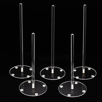 Support de présentation moderne en acrylique pour beignets, tour de présentation de desserts, support de table pour bagels, beignets, fêtes, Noël, anniversaire, Nouvel An