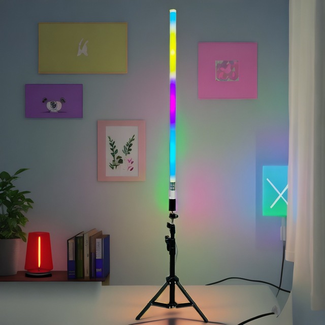 Portable Rechargeable RGBW Tube Light New Design Wireless Dimmable 2700-6500K Waterproof USB Powered Work Light Party Supplies