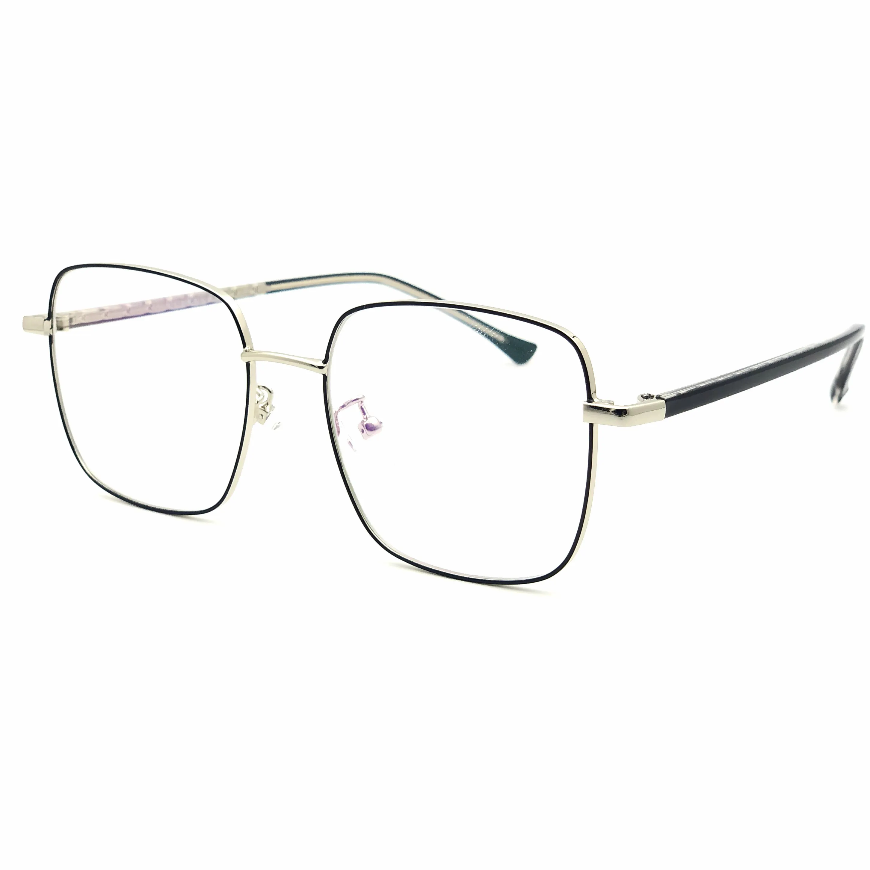 New Blue Light Block Eyeglasses Retro Spectacle Eyewear Optical Glasses Metal Frames