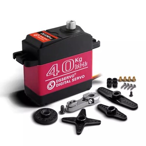 Moteur servo numérique tout métal à couple élevé de 40 kg pour modèles de voitures, direction, pan-tilt et accessoires de drones - Product Image 1