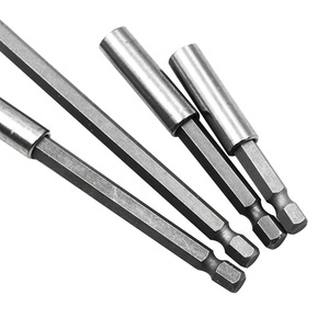 Chave De Fenda Elétrica Cabeça Haste De Conexão Magnética Forte Pistola Broca Extensão Haste Extensão Rod 6.35mm Quick Socket Adapter - Product Image 1