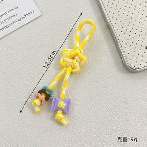 Nouveau Cordon Tressé en Polyester Coloré avec Nœud Étoile, Accessoire de Bijoux DIY, Porte-clés Mignon, Breloque Tendance, Lanière de Téléphone - Product Image 4