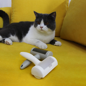 Rouleau anti-peluches pour vêtements, canapé, tapis, poils d'animaux, portable, en plastique blanc, polyester - Product Image 4