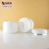 Le plastique à faible quantité minimale de commande 200ml 250 ml cogne la couleur blanche brillante de diverses capacités