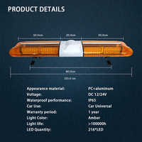 Barre lumineuse led rouge bleu ambre haute puissance pour véhicule, nouvelle collection Offre Spéciale
