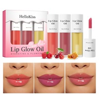 Brillo Labial Vegano Resistente al Agua de Larga Duración, Marca HelloKiss, Tamaño Regular 3ML, Fabricación Personalizada OEM ODM, Venta al Por Mayor