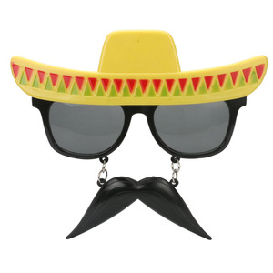 <span class=keywords><strong>Mexicaanse</strong></span> Sombrero <span class=keywords><strong>Baard</strong></span> Grappige Feestbril Carnaval Feest Gekke Bril Fiesta Carnaval Maskerade Feestartikelen - Product Image 4