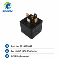 Numéro de pièce Relais de chariot élévateur 24V 7916299042 pour Linde 1158 Série T30, pièces de rechange pour le contrôle du circuit électrique des camions électriques