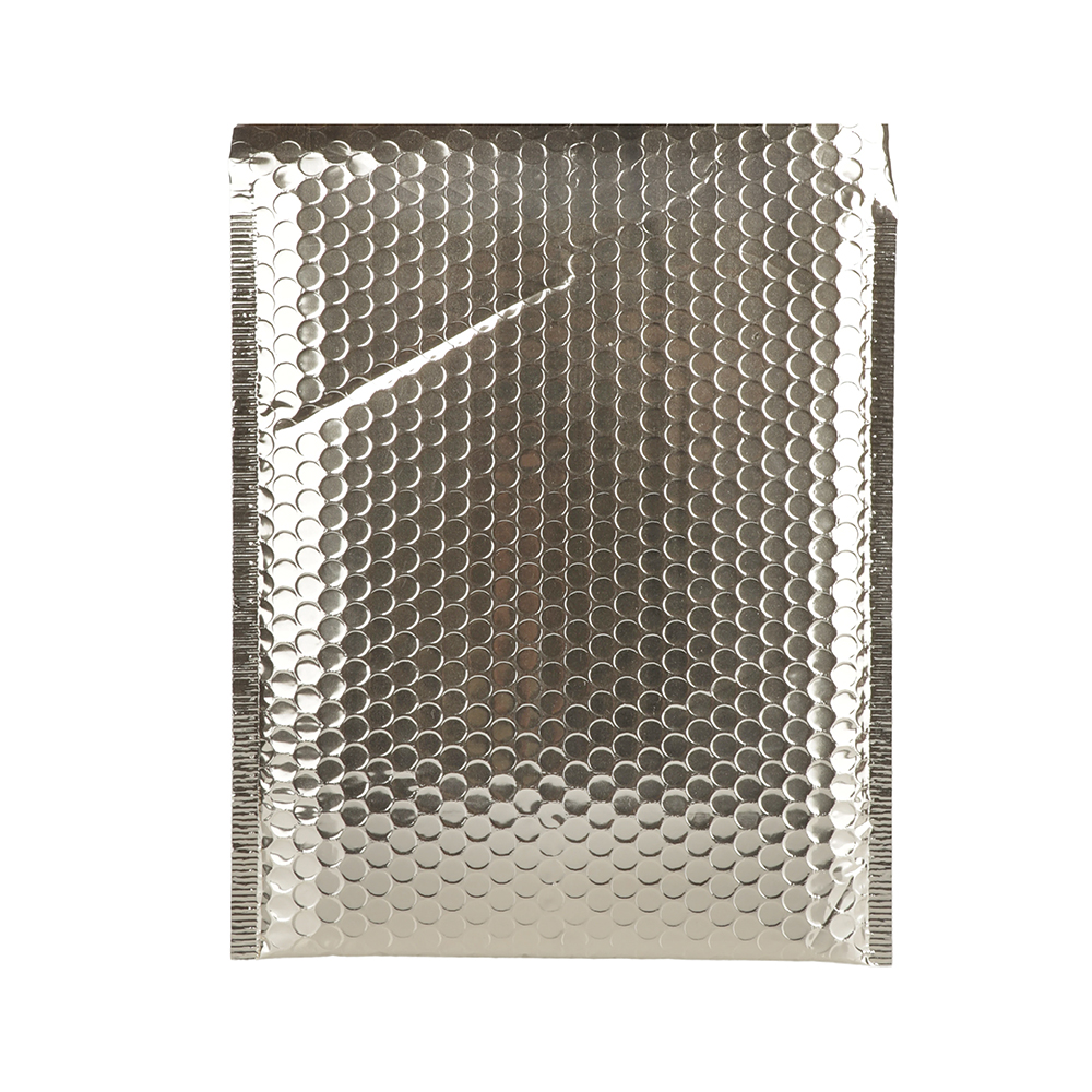Custom 7.25x12 Bubble Padded Envelopes With Logo Gifts Metallic Bubble Postal Bags