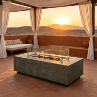 Brasero de jardin, foyer extérieur pour terrasse, pelouse, camping, cour, véranda, allée
