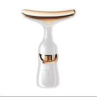 Masajeador Facial Inteligente 3 en 1 - Diseño de Cabezal de Masaje Reemplazable, Reducción de Arrugas, Eliminación de Pigmentos, Reafirmación de la Piel, Recargable por USB