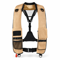 Gilet gonflable manuel/automatique Kairas Mq-d03, séchage rapide, matériau en mousse imperméable, cartouche de gaz CO2 33g pour la pêche