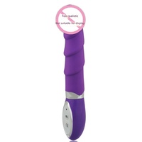 Masseur G-spot fileté de deuxième génération, 10 modes de vibration, en silicone soyeux, masturbateur silencieux pour femmes