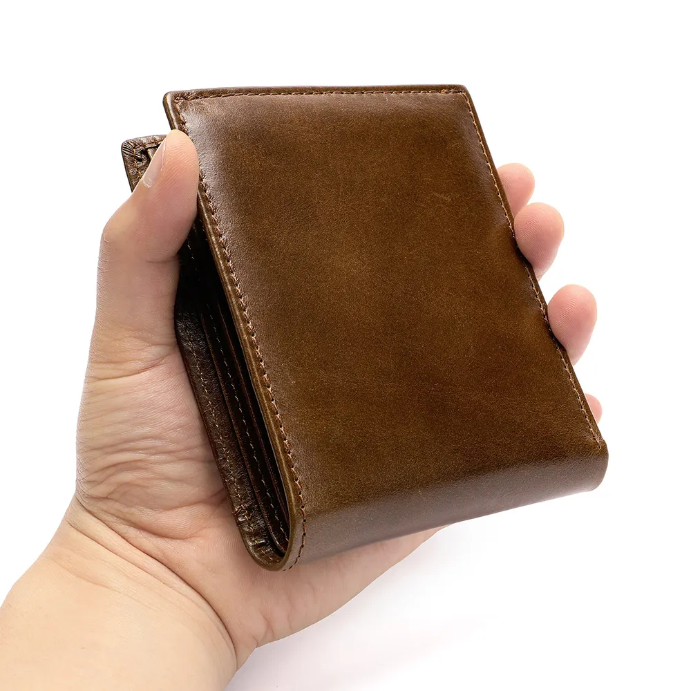 MARRANT Herren Lederbrieftasche portemonnaie für herren Münzbörse RFID-Stealth-Kartenhalter Brieftasche echte Lederbrieftasche für Männer