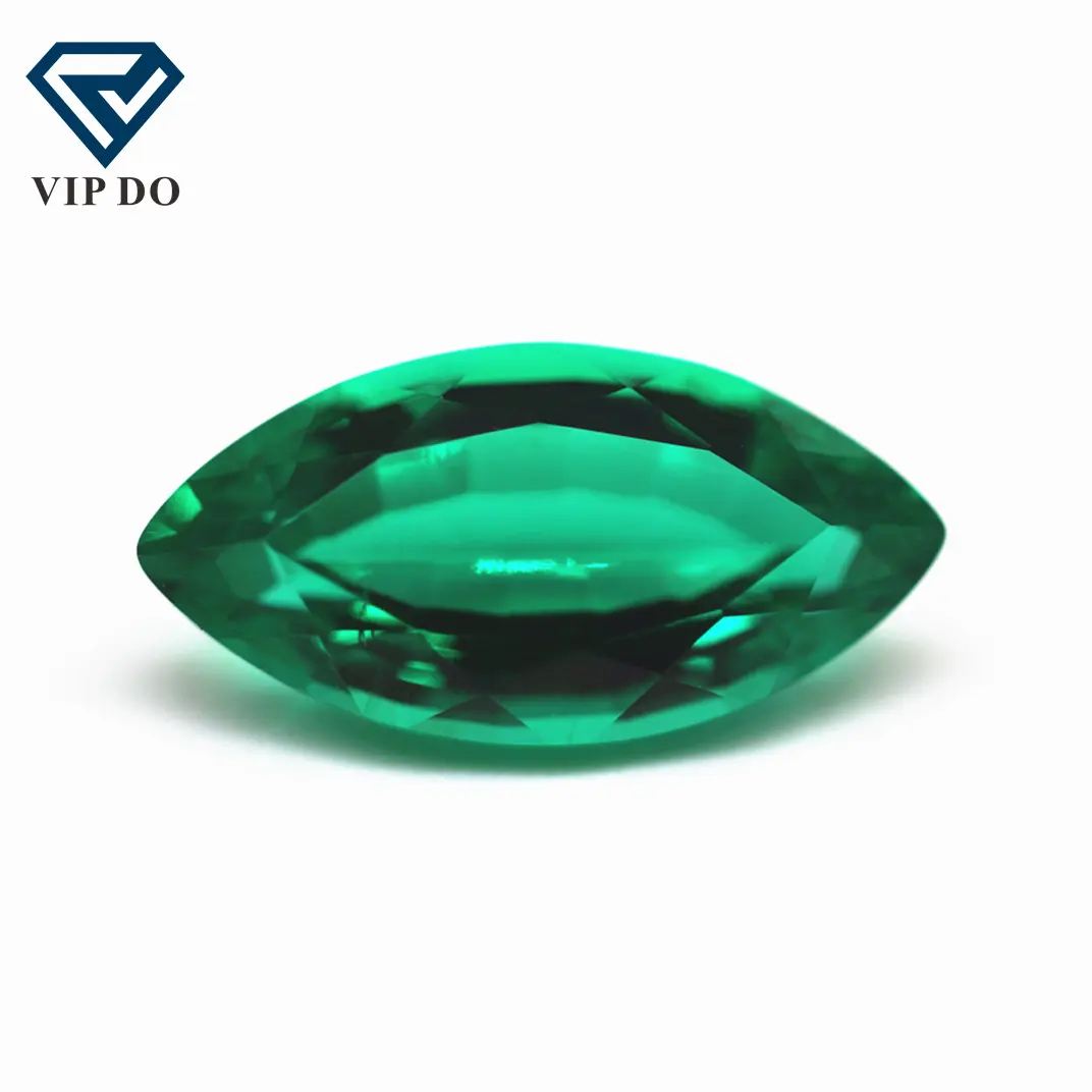 1.5*3-7*14Mm Marquise Geslepen Vorm Emerald Groene Kleur Cultiveren Losse Edelstenen Synthetische Marquise cut Lab Gemaakt Emerald Gems