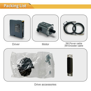 17-bit 4KW 5KW 380VAC 3000RPM EtherCAT Three-Phase Motor Kit Waterproof AC and Drive - Product Image 4