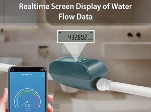 Vanne d'eau intelligente WiFi avec écran LCD, garantie de qualité, en cuivre sans plomb, arrêt automatique pour jardin - Product Image 2