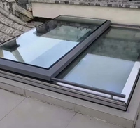 Puits de lumière intelligent en alliage d'aluminium à commande à distance - Ventilation automatique et gradation solaire pour l'architecture moderne