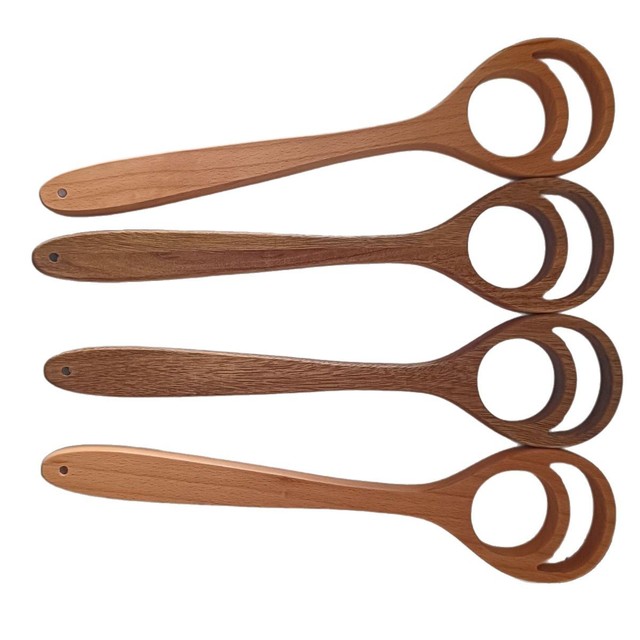 Solid Wood Dough Mixer & Noodle Mixer Household Kitchen Bread Flour Mixing Tool Dough Whisk