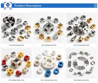 Pièces usinées CNC de haute précision en aluminium et acier inoxydable pour accessoires de rechange de machines d'emballage verticales