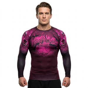 Haut de compression athlétique unisexe extensible pour le sport, la course, le cyclisme, la gym, les activités de plein air, le Jiu-Jitsu – Respirant et léger - Product Image 1