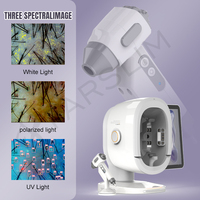 Analyseur de peau intelligent K33 AI, imagerie spectrale 8 spectres, analyseur de visage 3D, 29 fonctions, détection de l'âge de la peau et du pH, appareil de beauté professionnel