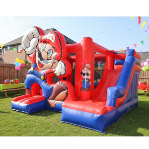 Château <span class=keywords><strong>gonflable</strong></span> commercial à louer pour fêtes, château <span class=keywords><strong>gonflable</strong></span> personnalisé, combo <span class=keywords><strong>Mario</strong></span> <span class=keywords><strong>gonflable</strong></span> avec toboggan - Product Image 1