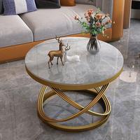 Tables basses modernes portables de style nordique, rondes, simples, en métal, de luxe léger, pour salon et table de chevet de chambre